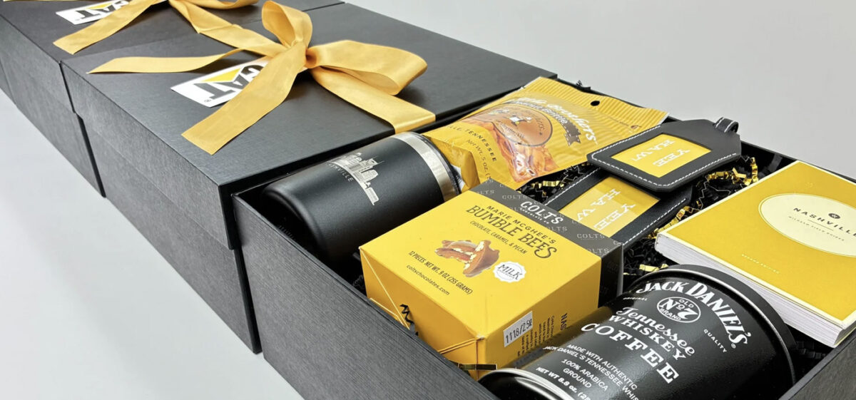 Custom thank you gift box